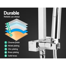 Load image into Gallery viewer, Cefito WELS 8'' Rain Shower Head Set Square Handheld High Pressure Wall Chrome
