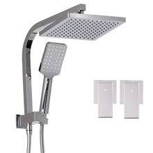 Load image into Gallery viewer, Cefito WELS 8'' Rain Shower Head Taps Square Handheld High Pressure Wall Chrome

