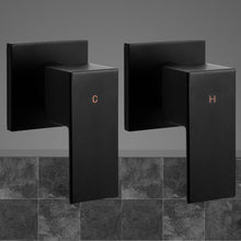 Load image into Gallery viewer, Cefito Bathroom Taps Faucet Rain Shower Head Set Hot And Cold Diverter DIY Black
