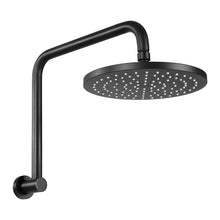 Load image into Gallery viewer, 9'' Rain Shower Head Overhead High-pressure Swivel Black
