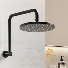 Load image into Gallery viewer, 9'' Rain Shower Head Overhead High-pressure Swivel Black
