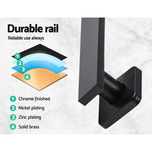 Load image into Gallery viewer, Cefito WElS 8'' Rain Shower Head Set Square High Pressure Wall Arm DIY Black
