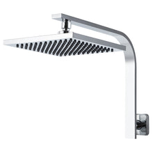 Load image into Gallery viewer, Cefito WElS 8'' Rain Shower Head Set Square High Pressure Wall Arm DIY Chrome
