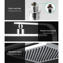 Load image into Gallery viewer, Cefito WElS 8'' Rain Shower Head Set Square High Pressure Wall Arm DIY Chrome
