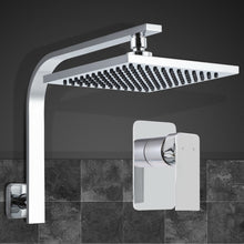 Load image into Gallery viewer, Cefito WElS 8'' Rain Shower Head Mixer Square High Pressure Wall Arm DIY Chrome
