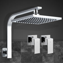 Load image into Gallery viewer, Cefito WElS 8'' Rain Shower Head Taps Square High Pressure Wall Arm DIY Chrome
