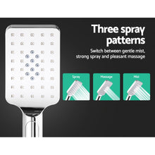 Load image into Gallery viewer, Cefito WELS 10'' Rain Shower Head Set Round Handheld High Pressure Wall Chrome
