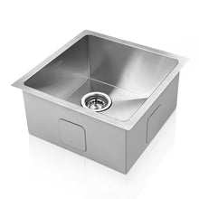 Load image into Gallery viewer, Cefito 44cm x 44cm Stainless Steel Kitchen Sink Under/Top/Flush Mount Silver
