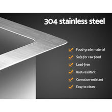 Load image into Gallery viewer, Cefito 44cm x 44cm Stainless Steel Kitchen Sink Under/Top/Flush Mount Silver
