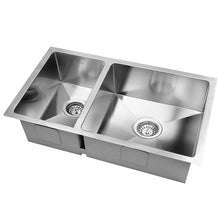 Load image into Gallery viewer, Cefito Homemade Kitchen Sink Stainless Steel Sink 71cm x 45cm
