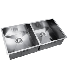 Load image into Gallery viewer, Cefito 86.5cm x 44cm Stainless Steel Kitchen Sink Under/Top/Flush Mount Silver
