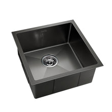 Load image into Gallery viewer, Cefito 51cm x 45cm Stainless Steel Kitchen Sink Under/Top/Flush Mount Black
