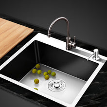 Load image into Gallery viewer, Cefito 55cm x 45cm Stainless Steel Kitchen Sink Flush/Drop-in Mount Silver
