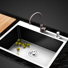 Load image into Gallery viewer, Cefito 60cm x 45cm Stainless Steel Kitchen Sink Flush/Drop-in Mount Silver

