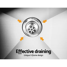 Load image into Gallery viewer, Cefito 80cm x 45cm Stainless Steel Kitchen Sink Flush/Drop-in Mount Silver

