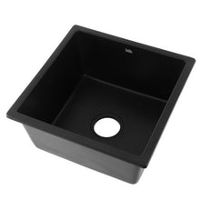 Load image into Gallery viewer, Cefito Stone Kitchen Sink 450X450MM Granite Under/Topmount Basin Bowl Laundry Black
