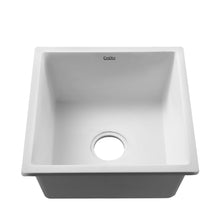 Load image into Gallery viewer, Cefito Stone Kitchen Sink 450X450MM Granite Under/Topmount Basin Bowl Laundry White
