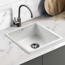 Load image into Gallery viewer, Cefito Stone Kitchen Sink 450X450MM Granite Under/Topmount Basin Bowl Laundry White
