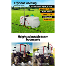 Load image into Gallery viewer, Giantz Weed Sprayer 100L 1.5M Boom Garden Spray
