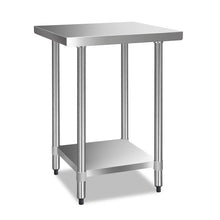 Load image into Gallery viewer, 610 x 610m Commercial Stainless Steel Kitchen Bench
