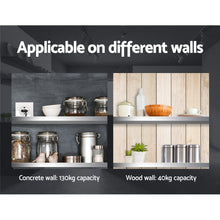 Load image into Gallery viewer, Cefito 900mm Stainless Steel Wall Shelf Kitchen Shelves Rack Mounted Display Shelving
