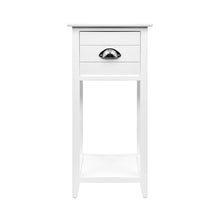 Load image into Gallery viewer, Artiss Bedside Table Nightstand Drawer Storage Cabinet Lamp Side Shelf White
