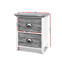 Load image into Gallery viewer, Vintage Chic Bedside Tables - 2 PCs
