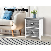 Load image into Gallery viewer, Vintage Chic Bedside Tables - 2 PCs
