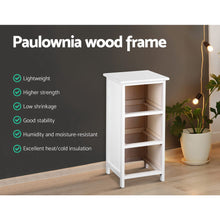 Load image into Gallery viewer, Artiss Bedside Table - White
