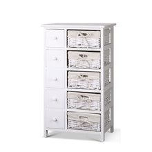 Load image into Gallery viewer, chic 5 Basket Storage Drawers - White
