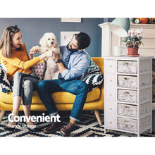 Load image into Gallery viewer, chic 5 Basket Storage Drawers - White
