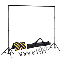 Load image into Gallery viewer, 2.5X3M Photography Backdrop Stand Kit Studio Screen Photo Background Support Bag
