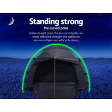 Load image into Gallery viewer, Weisshorn Single Biker Grey Ripstop Camping Swag with Mattress
