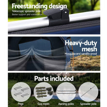 Load image into Gallery viewer, Weisshorn Double Swag Canvas Free Dark Blue Camping Swags with 7CM Mattress
