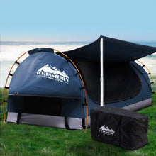 Load image into Gallery viewer, Weisshorn Double Swag Canvas Free Camping Swags - Dark Blue
