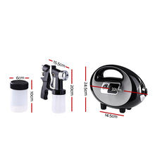 Load image into Gallery viewer, Professional Spray Tan Machine Sunless Tanning Gun Kit HVLP System Black
