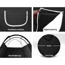 Load image into Gallery viewer, Portable Pop Up Tanning Tent - Black
