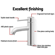 Load image into Gallery viewer, Cefito Basin Mixer Tap Faucet Silver
