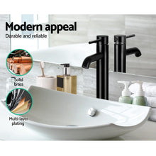 Load image into Gallery viewer, Cefito Basin Mixer Tap Faucet Black
