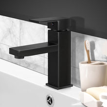 Load image into Gallery viewer, Cefito Basin Mixer Tap Faucet Bathroom Vanity Counter Top WELS Standard Brass Black
