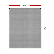 Load image into Gallery viewer, Instahut Tarp Tarpaulin 7.3x9m Canvas Camping Heavy Duty Sun Cover
