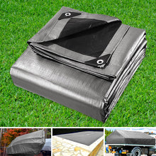 Load image into Gallery viewer, Instahut Tarp Tarpaulin 7.3x9m Canvas Camping Heavy Duty Sun Cover
