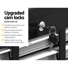 Load image into Gallery viewer, Giantz 10-Drawer Tool Box Chest Cabinet Garage Storage Toolbox Black Silver
