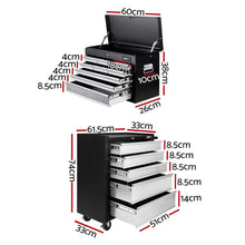 Load image into Gallery viewer, Giantz 14 Drawers Toolbox Chest Cabinet Mechanic Trolley Garage Tool Storage Box
