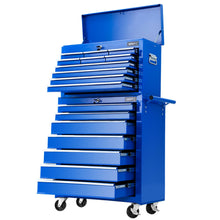 Load image into Gallery viewer, Giantz 17 Drawers Tool Box Trolley Chest Cabinet Cart Garage Mechanic Toolbox Blue
