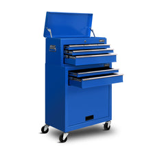 Load image into Gallery viewer, Giantz 7 Drawer Tool Box Cabinet Chest Storage Garage Toolbox Organiser Set Blue
