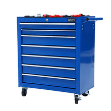 Load image into Gallery viewer, Giantz Tool Chest and Trolley Box Cabinet 7 Drawers Cart Garage Storage Blue

