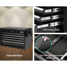 Load image into Gallery viewer, Giantz 9 Drawer Mechanic Tool Box Cabinet Storage - Black
