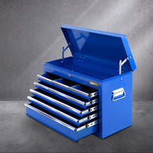 Load image into Gallery viewer, Giantz 9 Drawer Mechanic Tool Box Cabinet Storage - Blue
