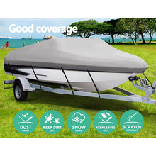 Load image into Gallery viewer, 14 - 16 foot Waterproof Boat Cover - Grey
